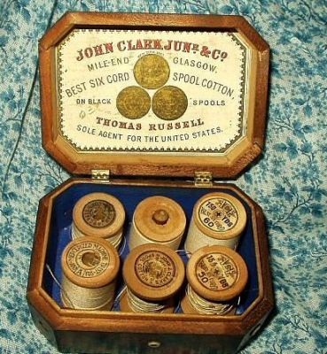 old fashtioned sewing kit